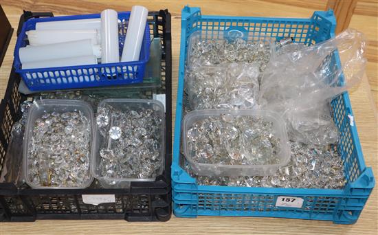 A collection of glass drops